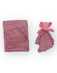 Mothers Choice Bubble Sherpa Receiver with Security Toy - Elephant Pink