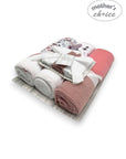 3 pc hooded towels and 3pc facecloths baby bathtime set
