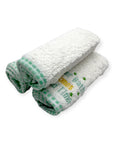 Mothers Choice 100% Cotton 3 Pack Baby Washcloth Set Green
