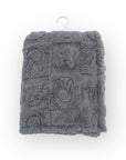 Mothers Choice Single Layer Jacquard Blanket Grey