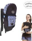 Mothers Choice Premium Collection 3 Way Baby Carrier - Blue Pattern
