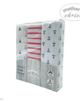 Mothers Choice 3 Pack Baby Flannel Receivers 100% Cotton - Nautical