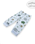 M/C 2 PACK LEGGINGS 'MINT ART' 3-6M