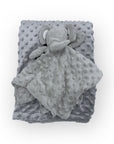 Mothers Choice Bubble Sherpa Receiver with Security Toy - Elephant Grey