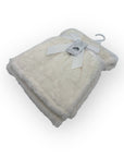Mothers Choice Single Layer Sherpa Fleece Blanket Acru