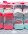 Mothers Choice 4 Pack Baby Socks Gift Pack Doughnut
