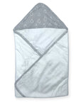 M/C BAMBOO 2PK HOODED TOWEL STONE