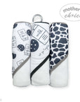 Mothers Choice Baby Hooded Towel & Washcloth Set - Milk Bottle