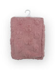 Mothers Choice Single Layer Jacquard Blanket Pink