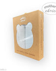 Kraft paper packaging for baby blankets with 'Mother's Choice' branding on a white background.