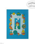 Mothers Choice Baby Cutwork Blanket - Blue House