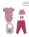 Mothers Choice 5 Piece Gift Set Pink Elephant