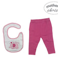Mothers Choice 5 Piece Gift Set Pink Elephant