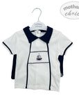 M/C BOYS 2PC SAILOR NAVY 6M