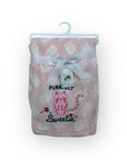 M/C PRINTED FLANNEL BLANKET GIRL'S CAT