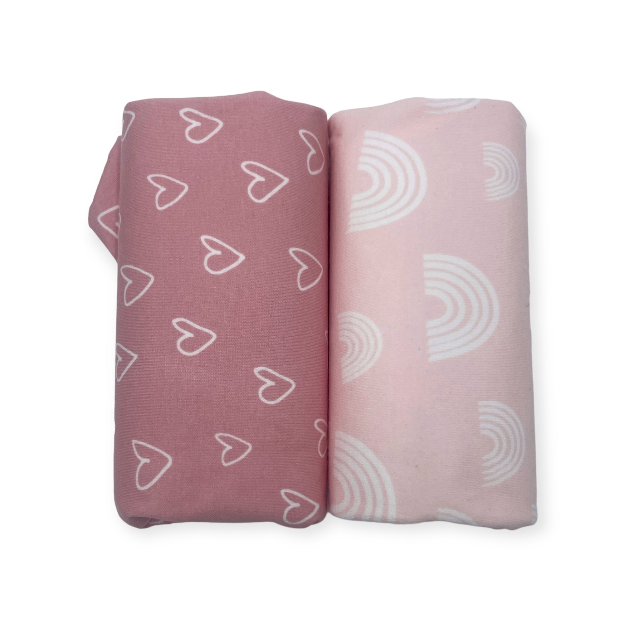 M/C BAMBOO 2PK  WATERPROOF CHANGE MAT  PINK
