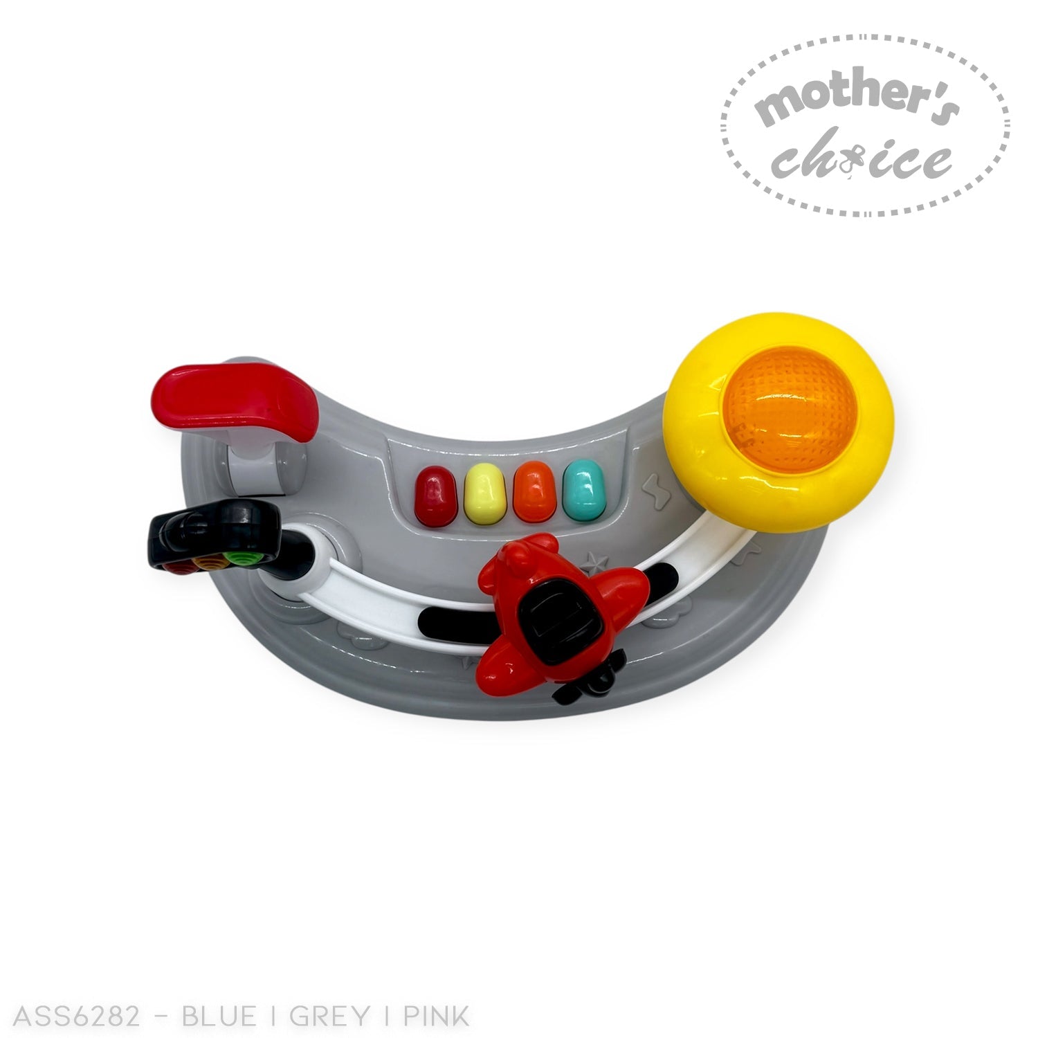 Mothers Choice Baby Walker with Music &amp; Lights - Adjustable Activity Walker