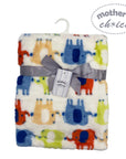 Mothers Choice Baby Blanket 100% Polyester - Elephant Pattern