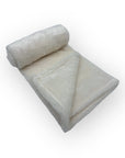 Mothers Choice  Single Layer Sherpa Fleece Blanket Acru