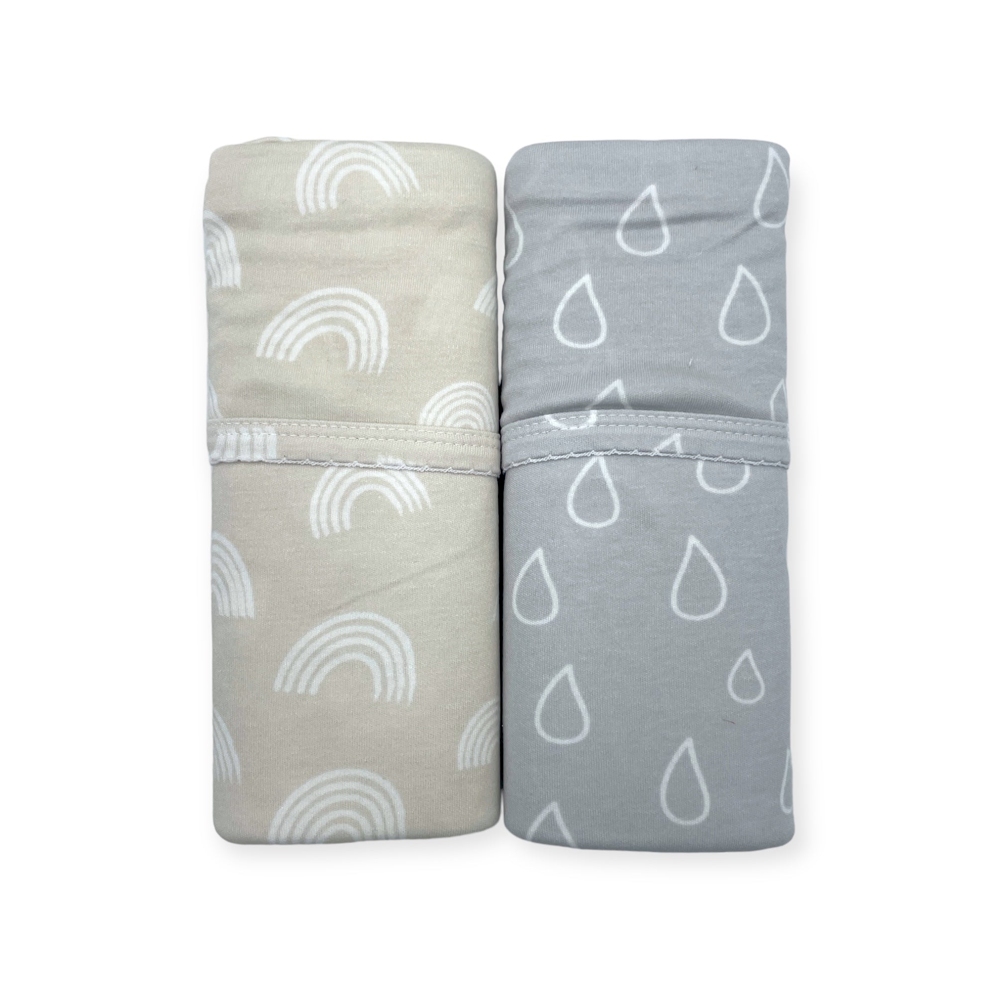 M/C BAMBOO 2PK JERSEY WRAP STONE