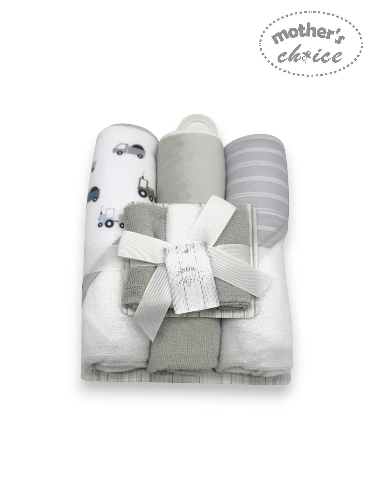 6 pc baby bathtime set construction cars design