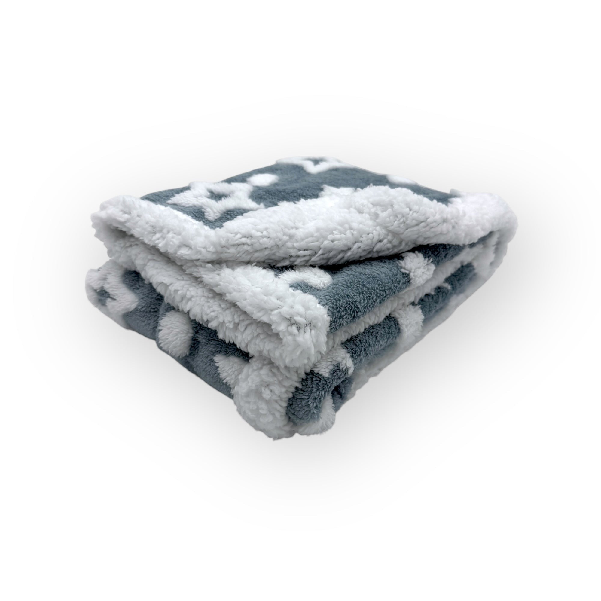 Mothers Choice  Sherpa Fleece Stars Blanket Blue
