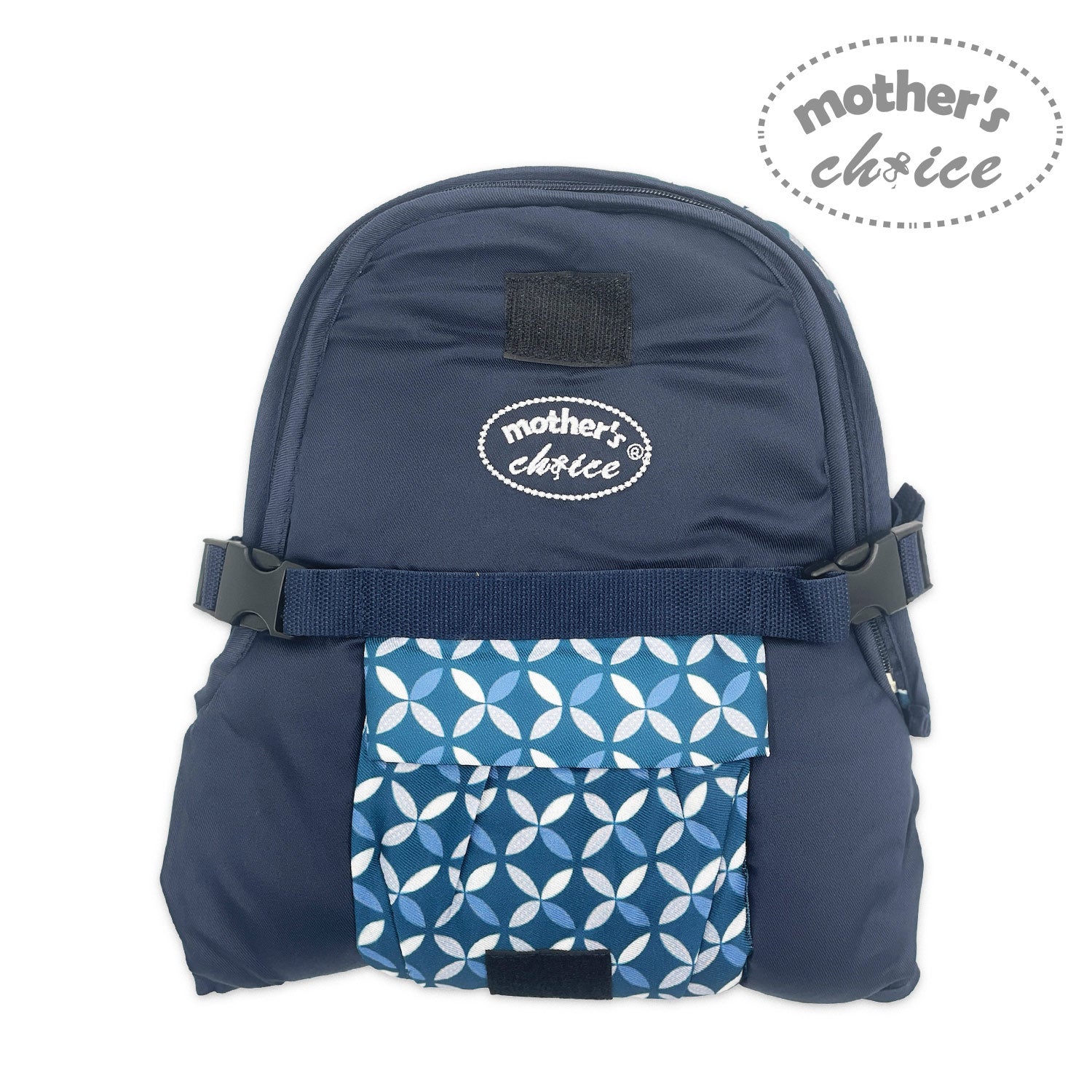 Mothers Choice 3 Way Premium Baby Carriers - Grey - Pattern