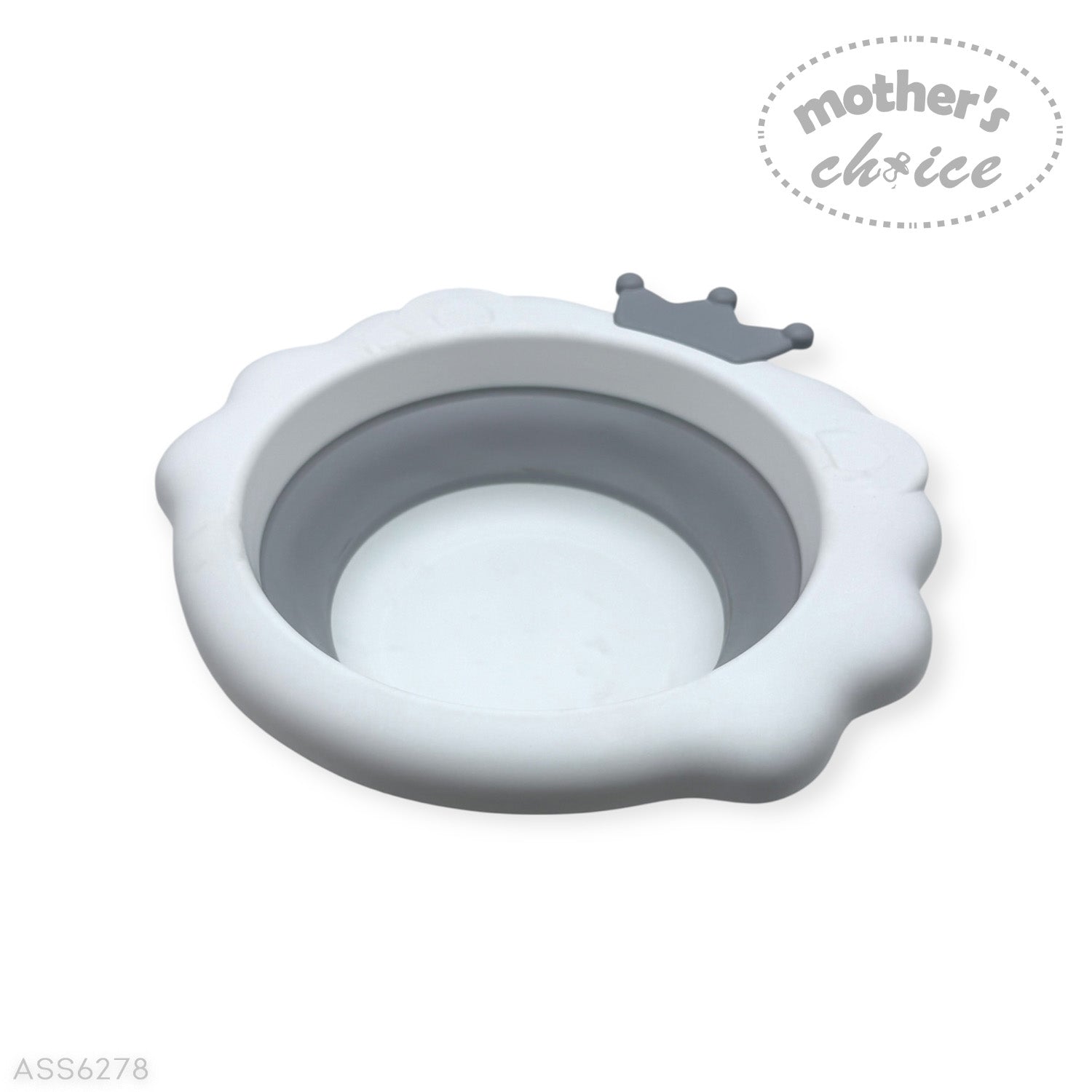 Mother&#39;s Choice Foldable Baby Bath Tub Set - Grey