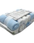 Mothers Choice 12 Pack Washcloth Set - Zoo Sky