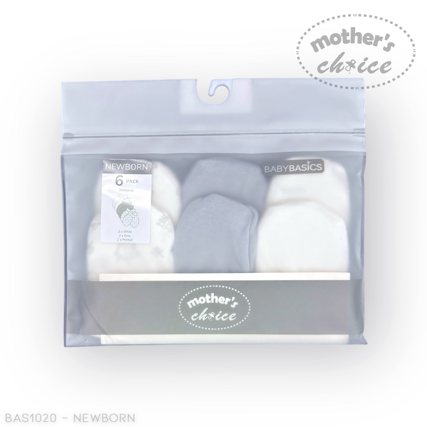 Packaged baby basics set with 'Mother's Choice' branding on a white background