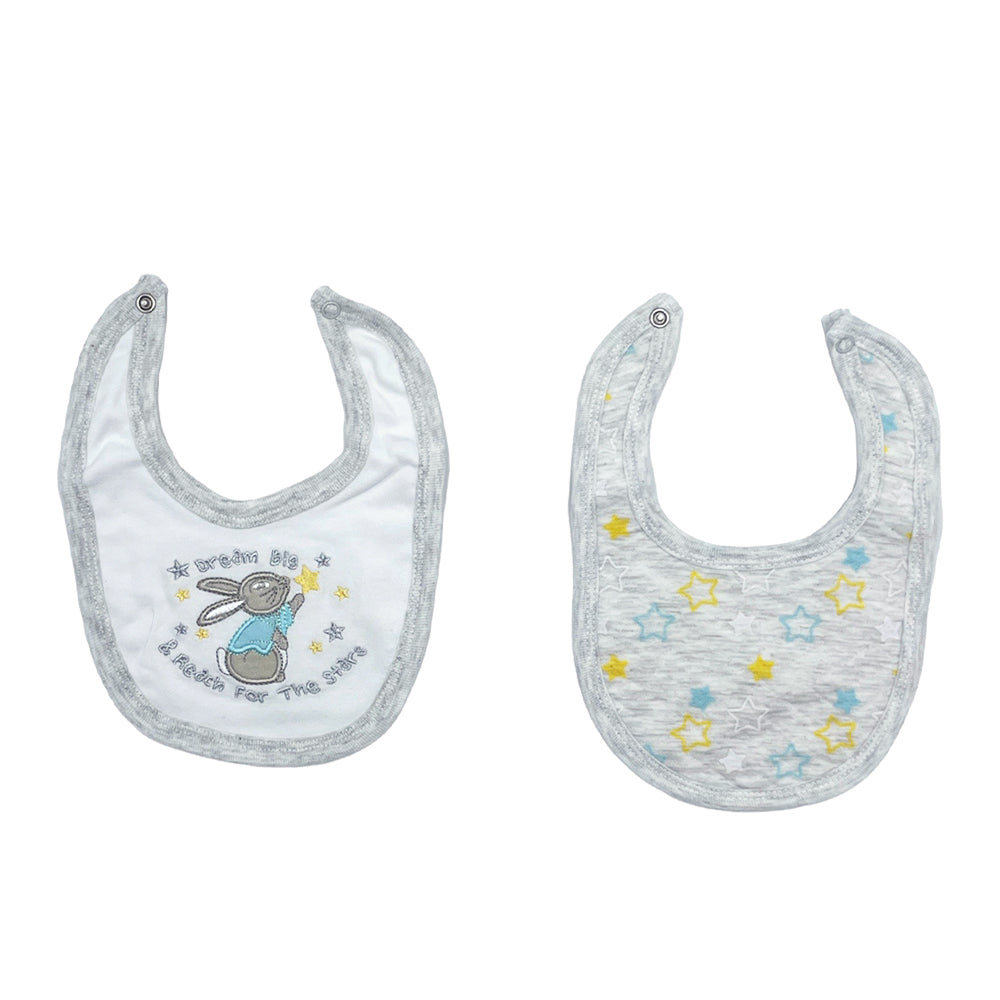 Mothers Choice  Baby 100% Cotton 2 Pack Bibs