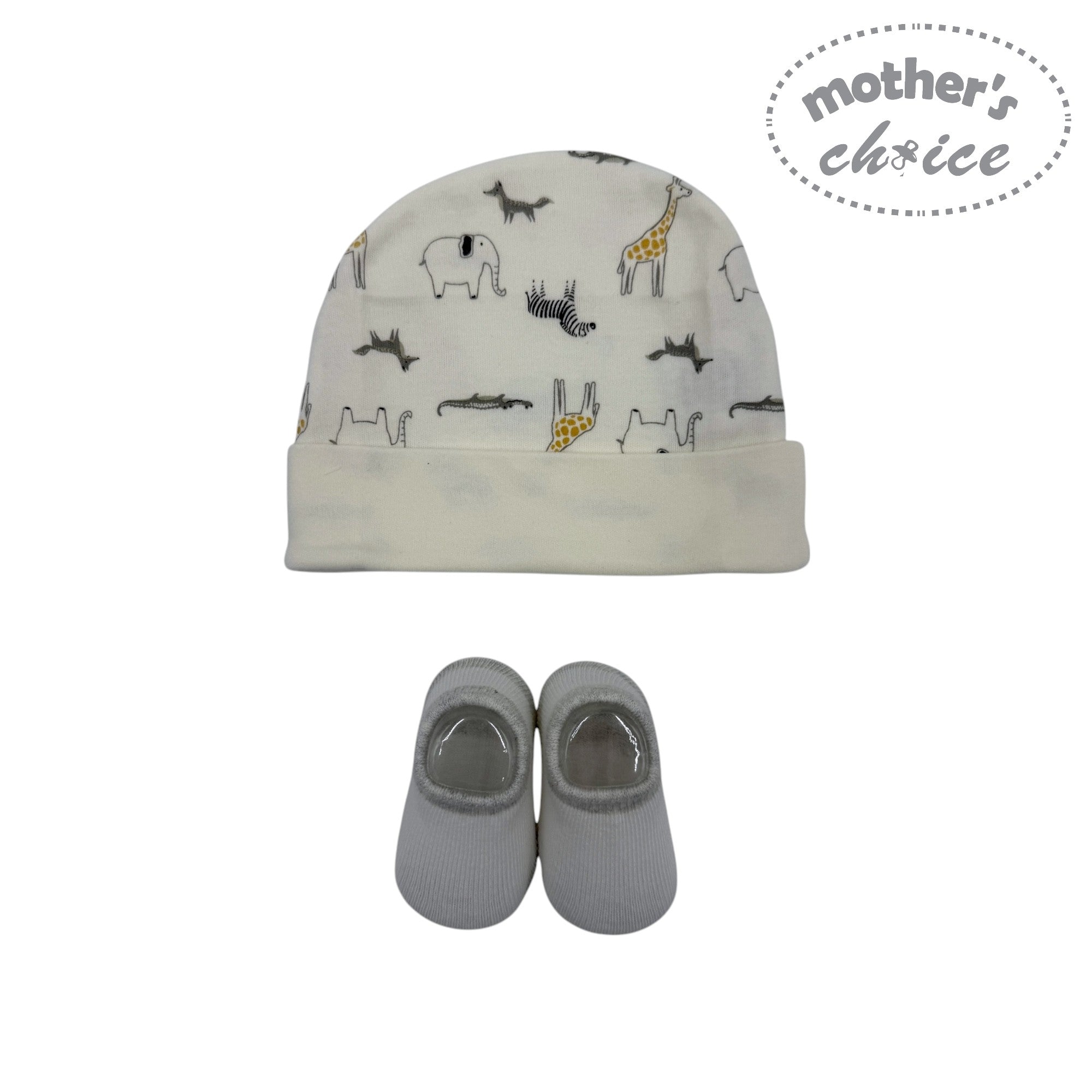 Mothers Choice 5-Piece Baby Gift Set - Grey Elephant