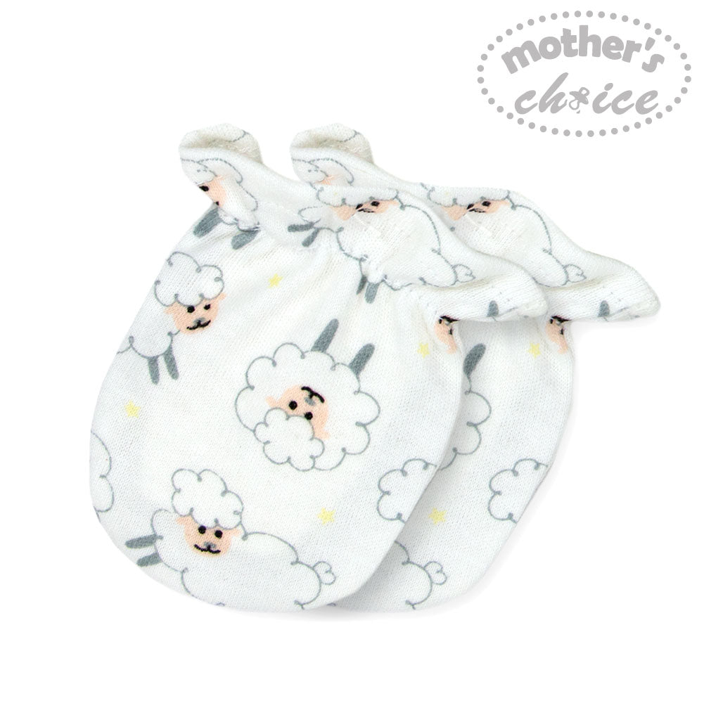 Mothers Choice 3 Bodysuits-Mittens-Hat Set - Welcome To The World - Grey/Yellow