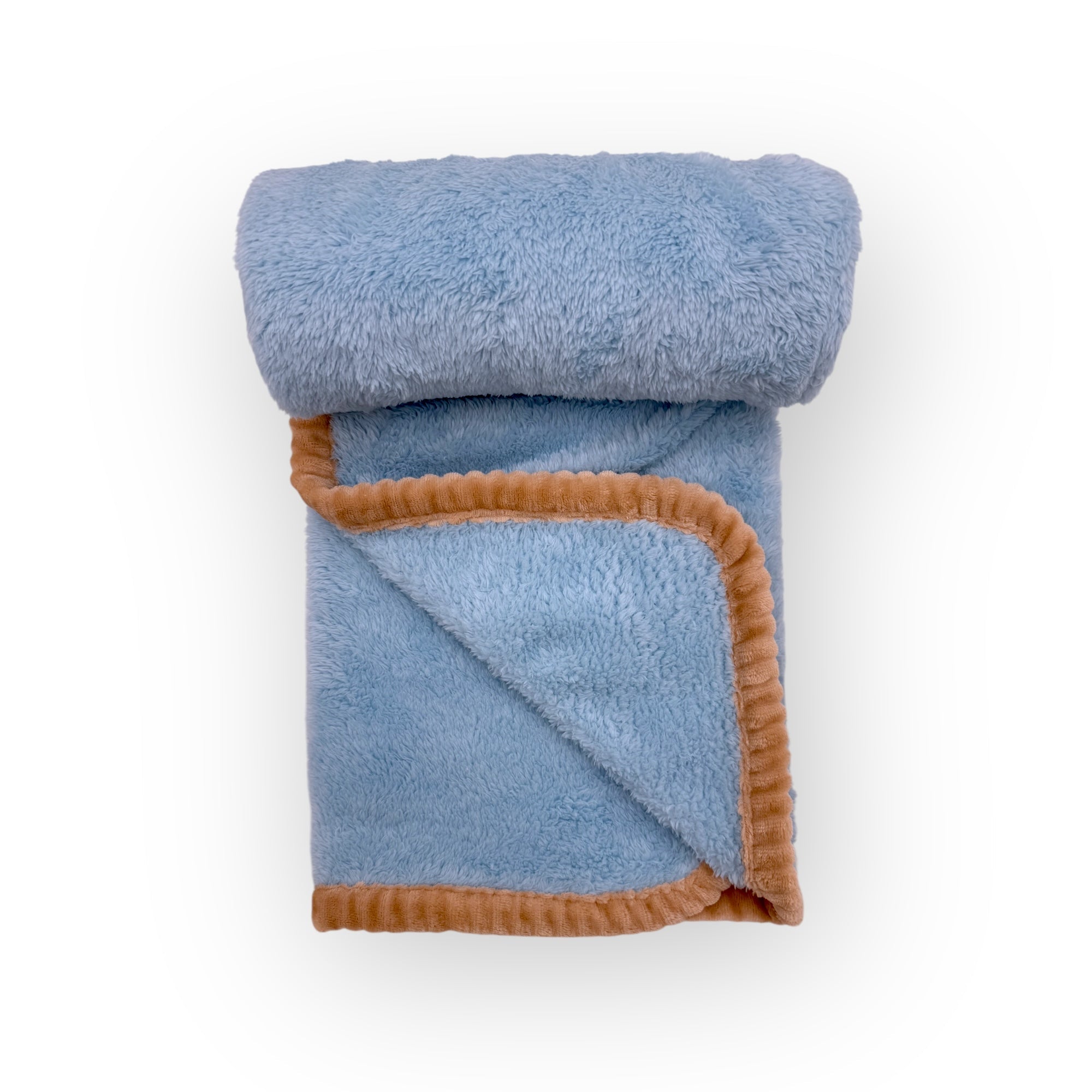 M/C SUPER SOFT CORAL FLEECE AND BINDING BLANKET BOY&#39;S BEAR