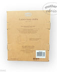 Mothers Choice Bamboo 2 Pack Burp Cloths Sage