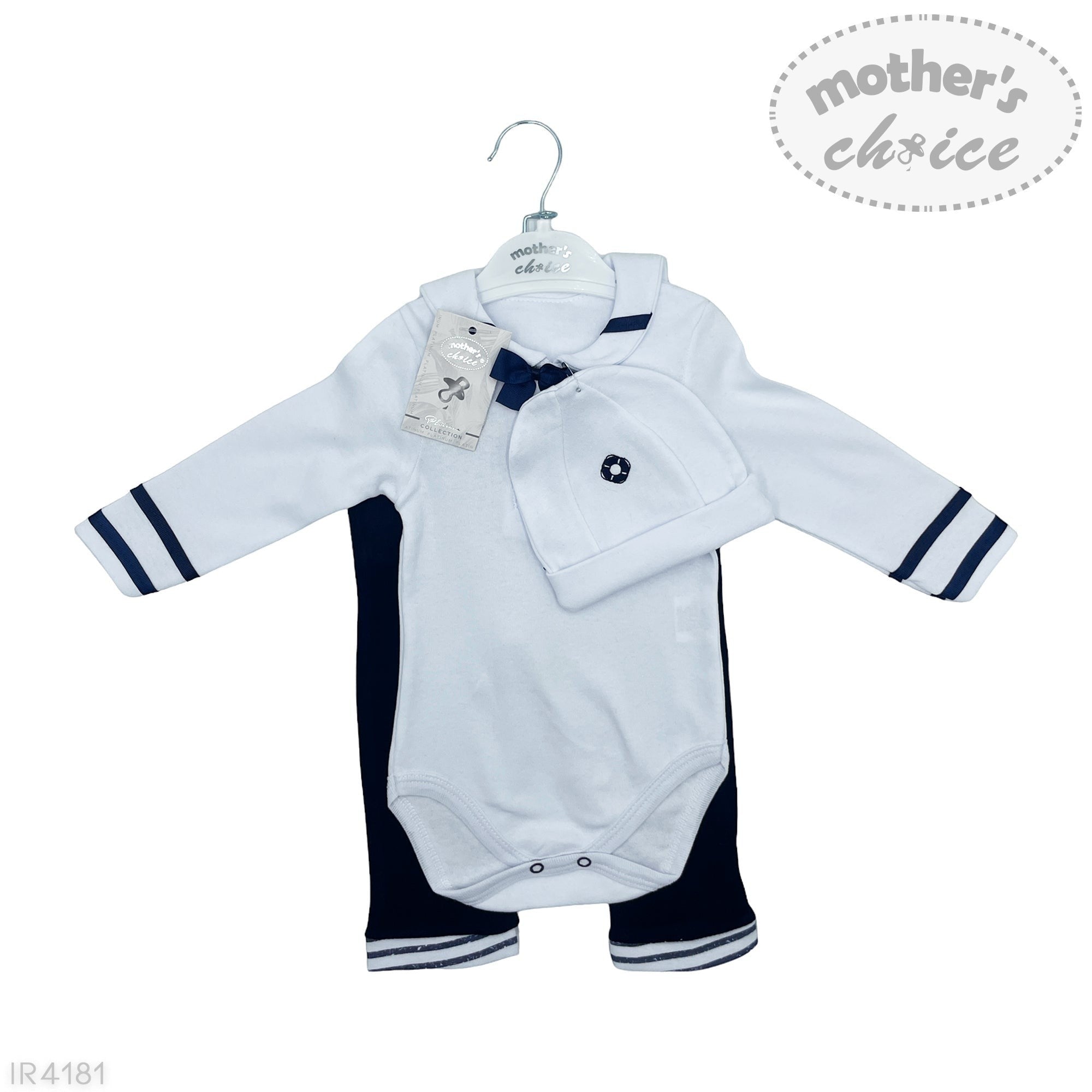 baby boy clothes 3 piece sailor romper set