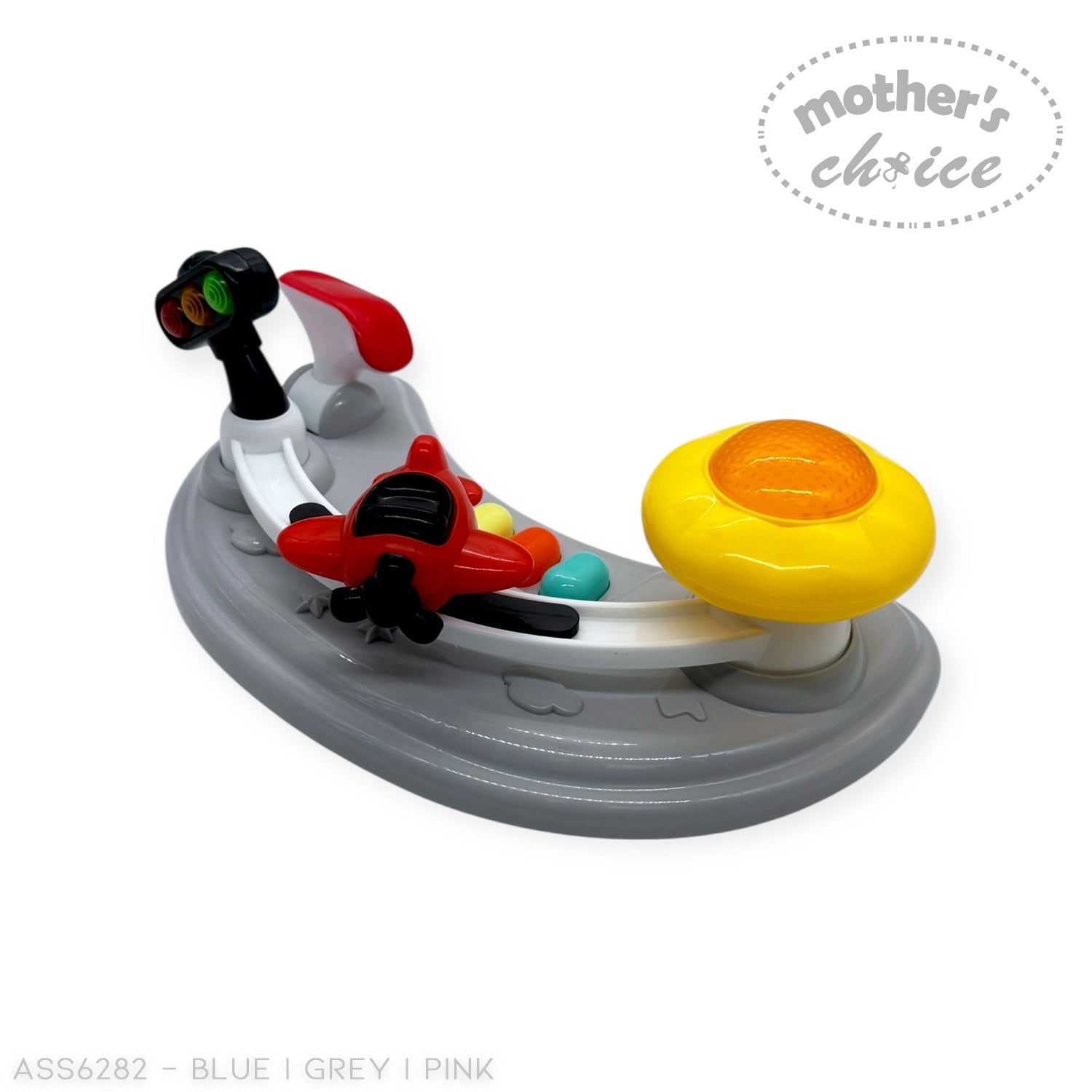 Mothers Choice Baby Walker with Music &amp; Lights - Adjustable Activity Walker