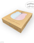 Box of stretchy cuddle blankets with 'Mother's Choice' branding on a white background