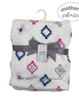Mothers Choice Baby Blanket 100% Polyester - Pink Pattern