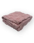 Mothers Choice  Single Layer Jacquard Blanket Pink