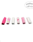 Mothers Choice  6 Pack Washcloth Set Pink Flowers