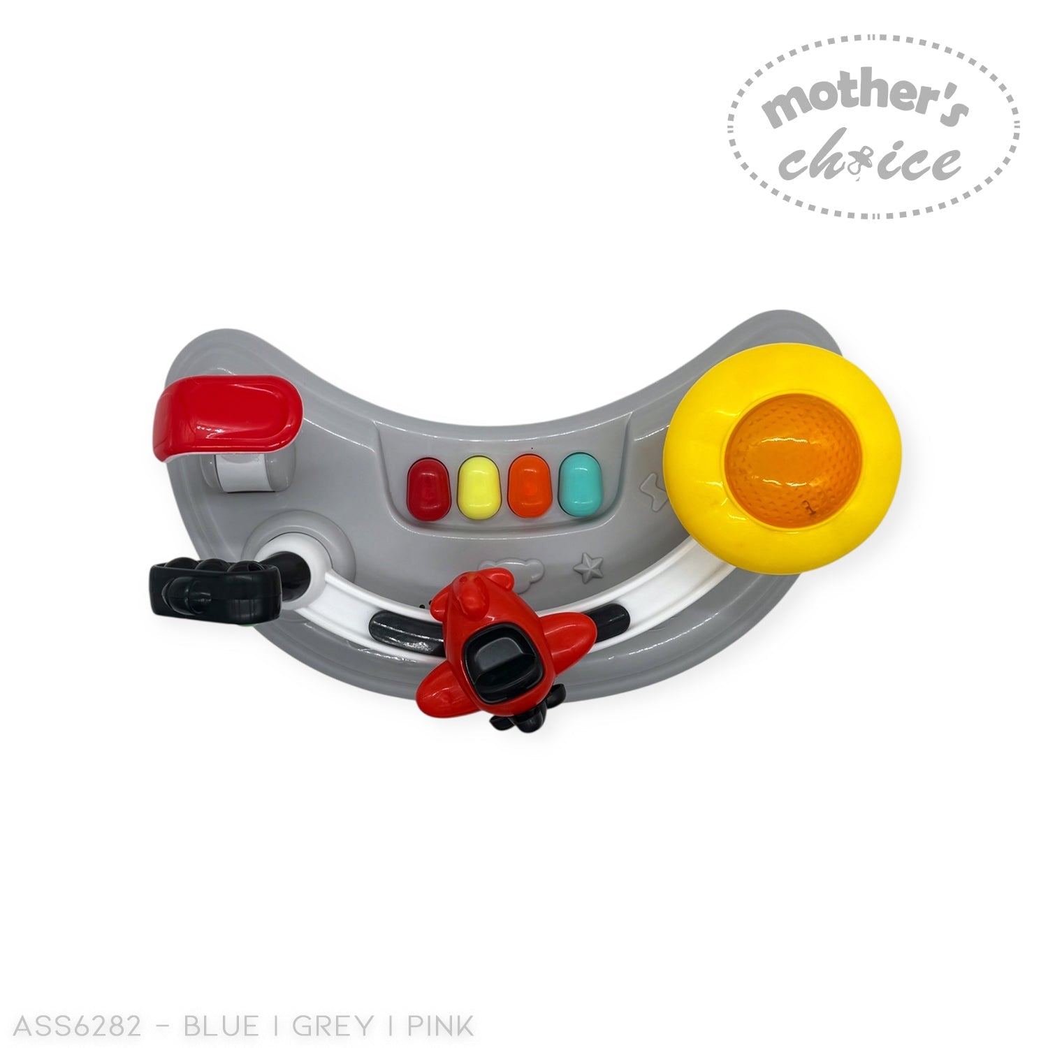 Mothers Choice Baby Walker with Music &amp; Lights - Adjustable Activity Walker