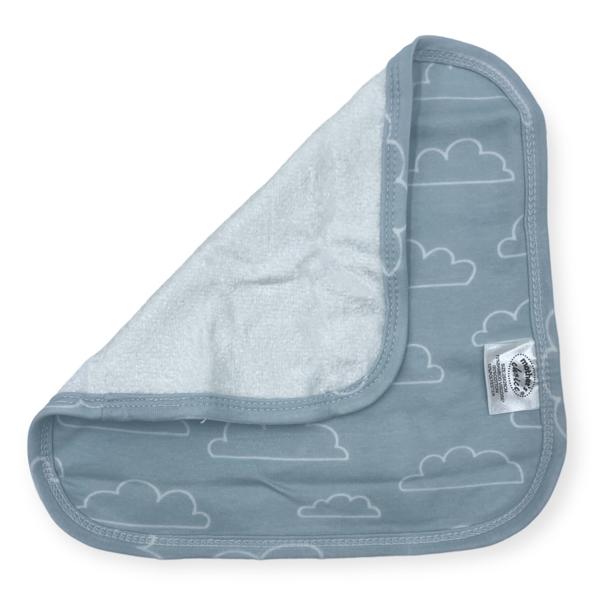 M/C BAMBOO 3PK FACECLOTHS BLUE
