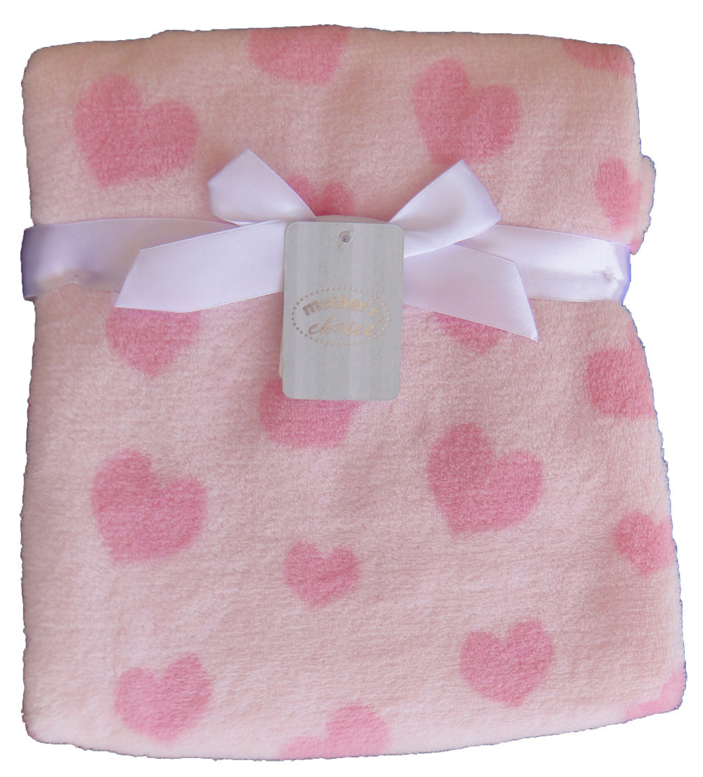 Mothers Choice Coral Fleece Blanket Pink