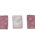 Mothers Choice  Bamboo 3 Pack Facecloths Pink