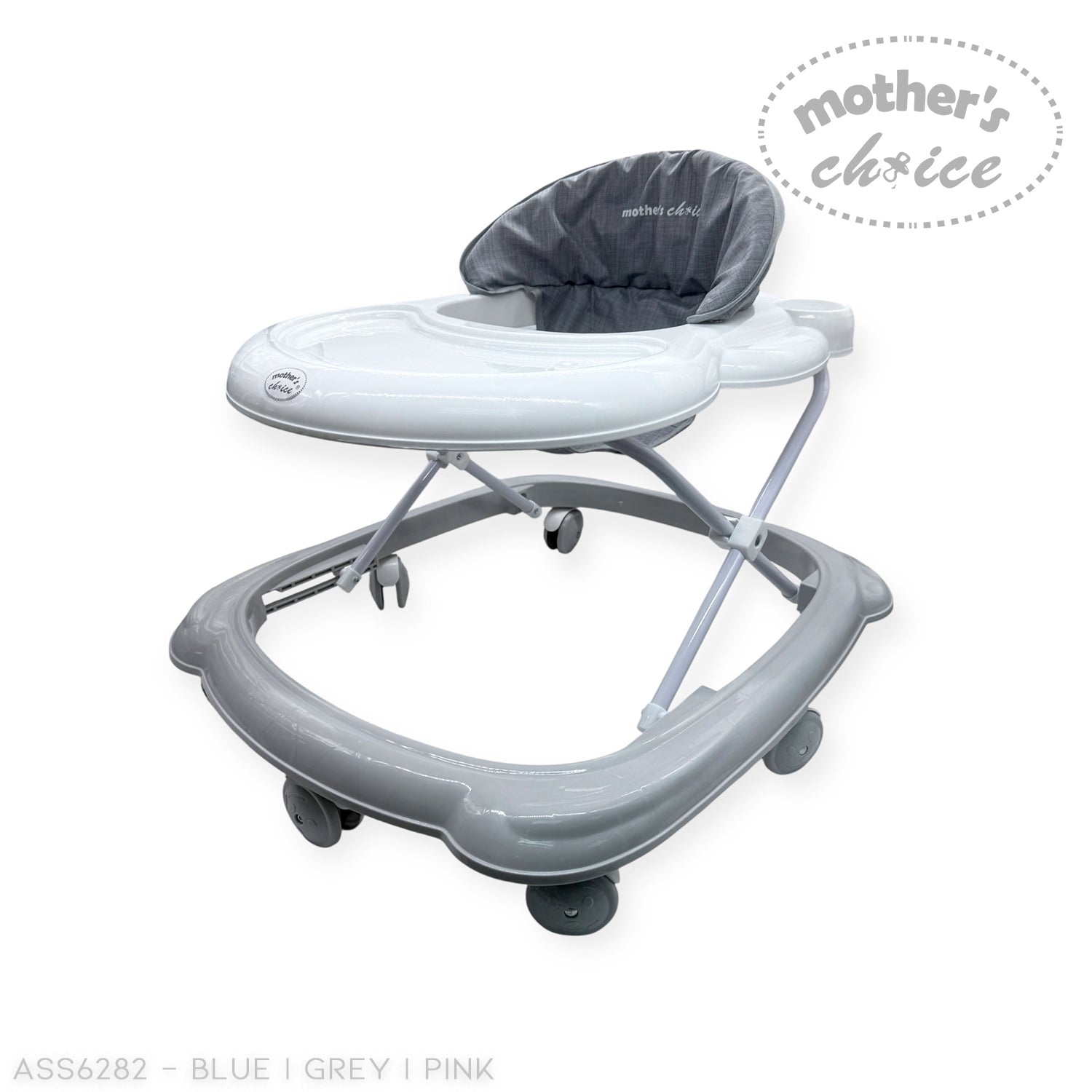 Mothers Choice Baby Walker with Music &amp; Lights - Adjustable Activity Walker