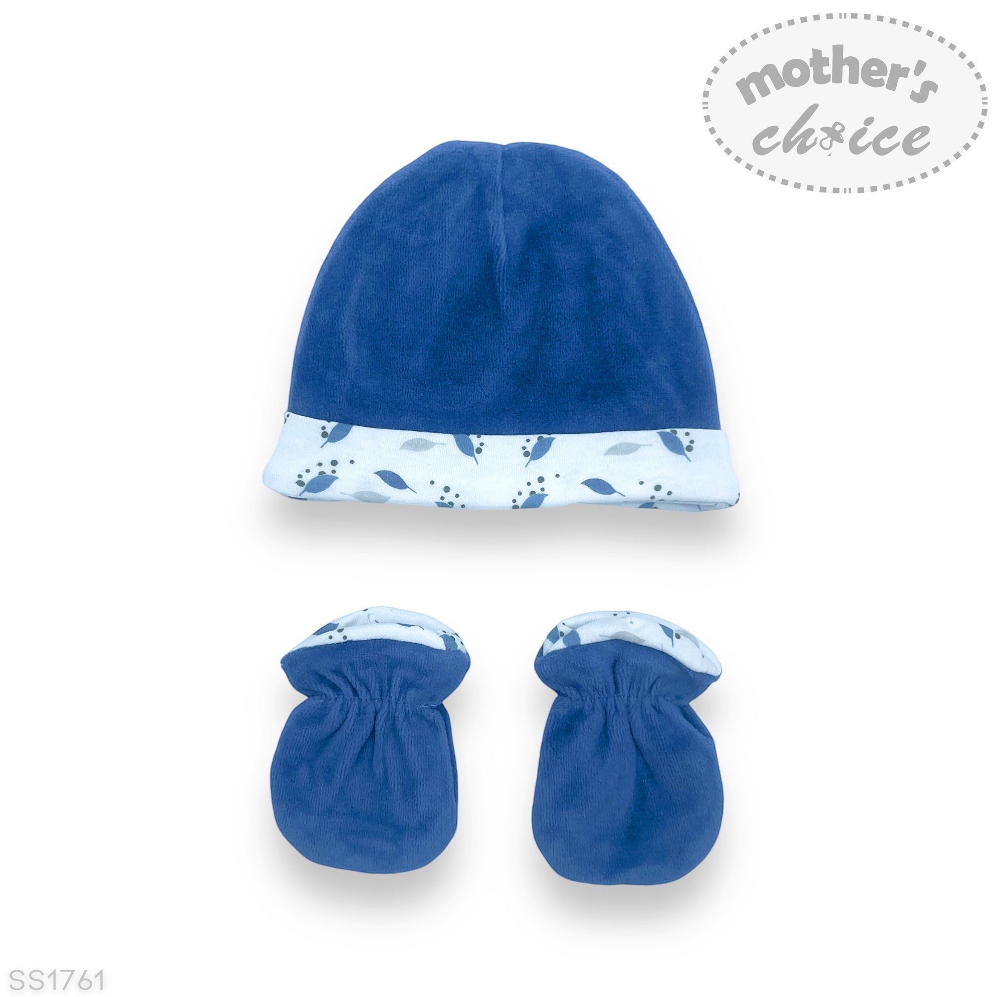 Mothers Choice Starter Pack 'Blue/Grey Leaf'