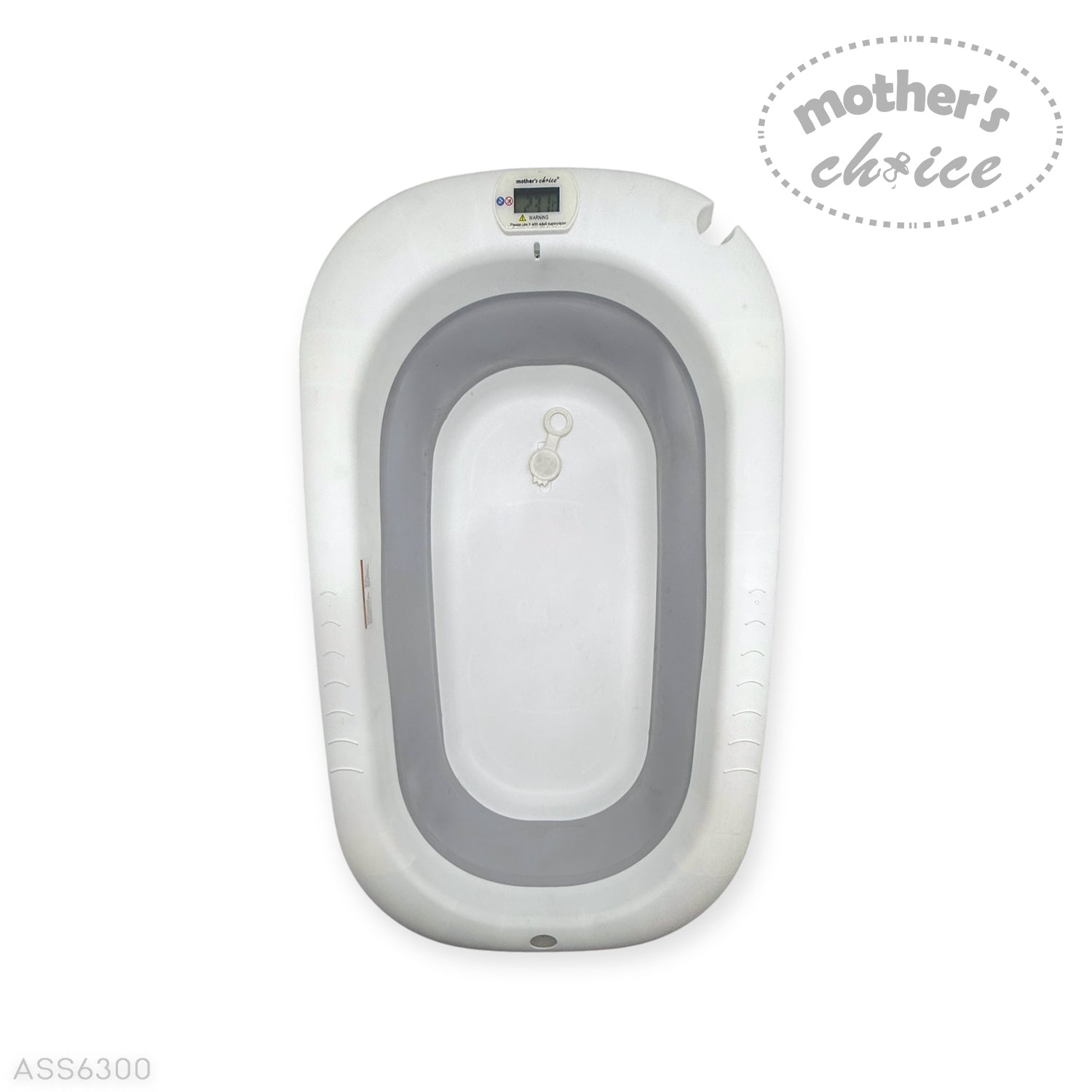 Mothers Choice Foldable Baby Bath Tub with Stand - Grey