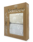 M/C BAMBOO 2PK  WATERPROOF CHANGE MAT  STONE