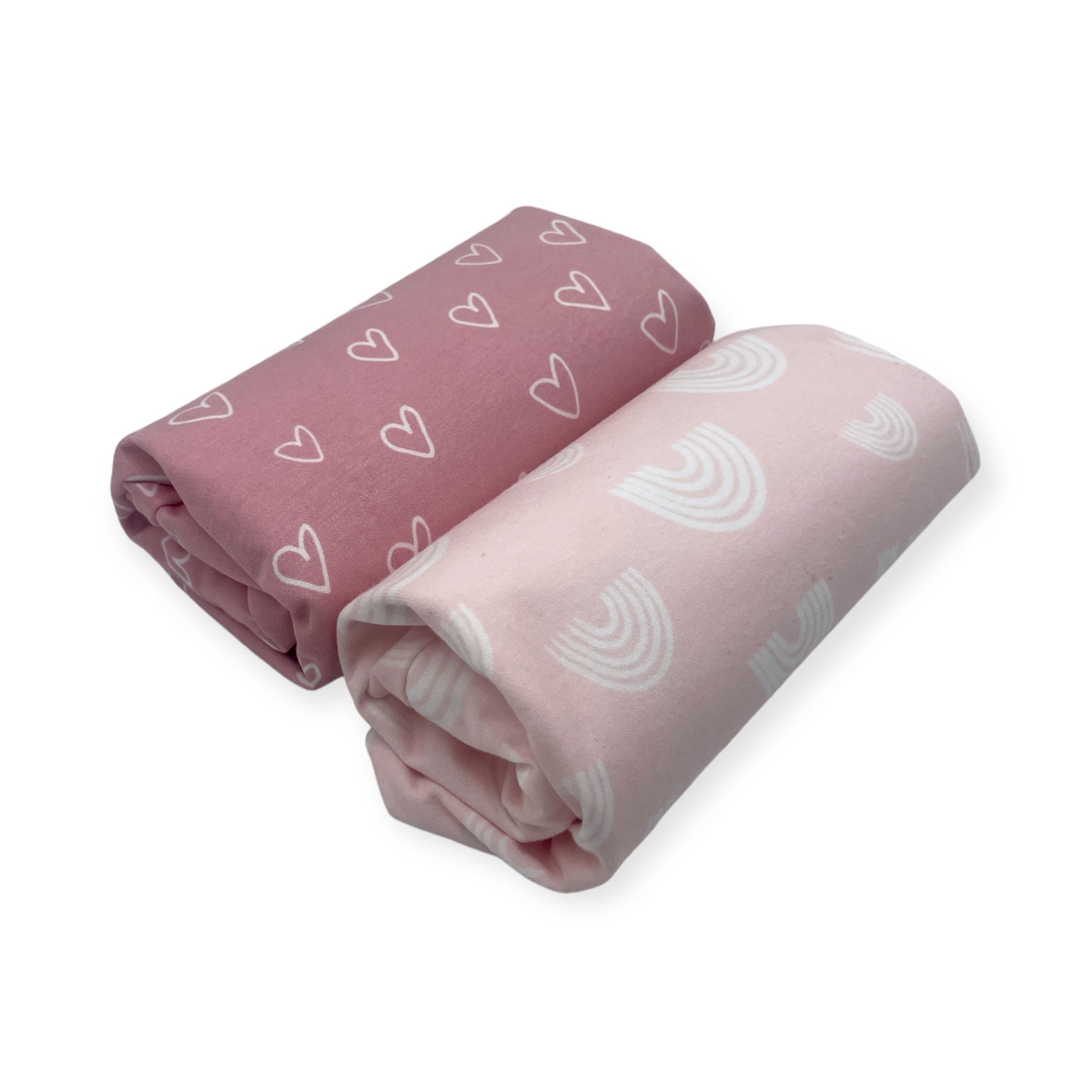 M/C BAMBOO 2PK  WATERPROOF CHANGE MAT  PINK